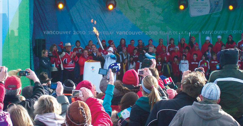 Vancouver Olympics torch relay