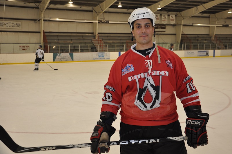 Alex Halat preparing for Hockey marathon in May