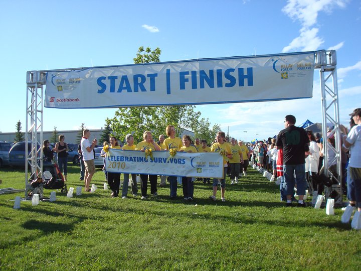 Last year's event Chestermere's Relay for Life
