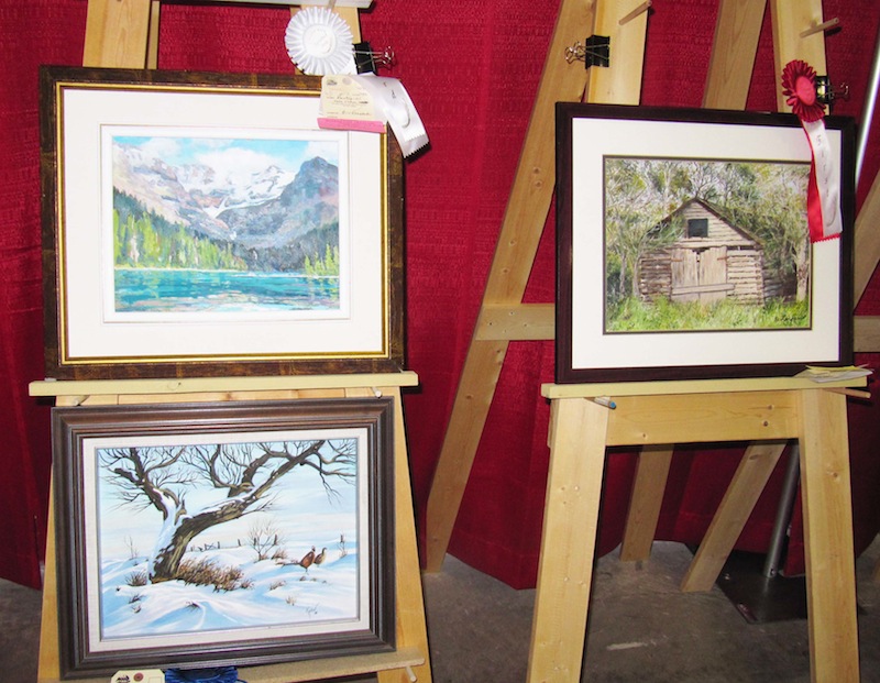 Red Ribbon Art at Country Fair