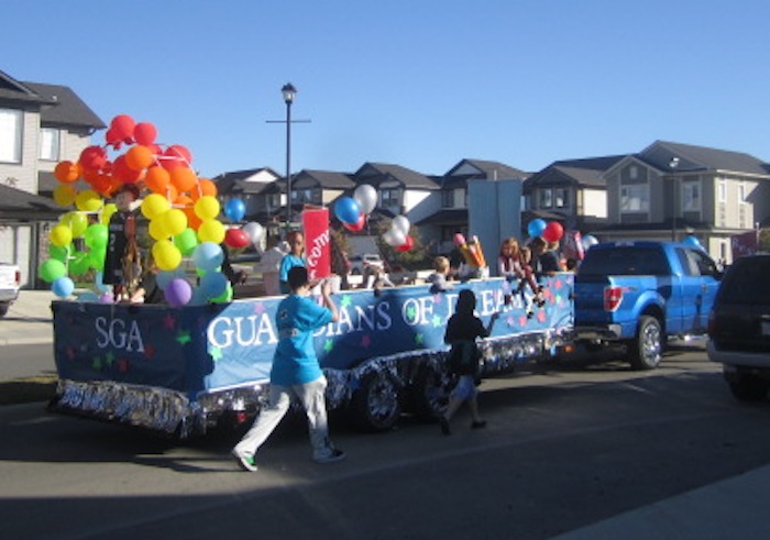 st gabriels parade float