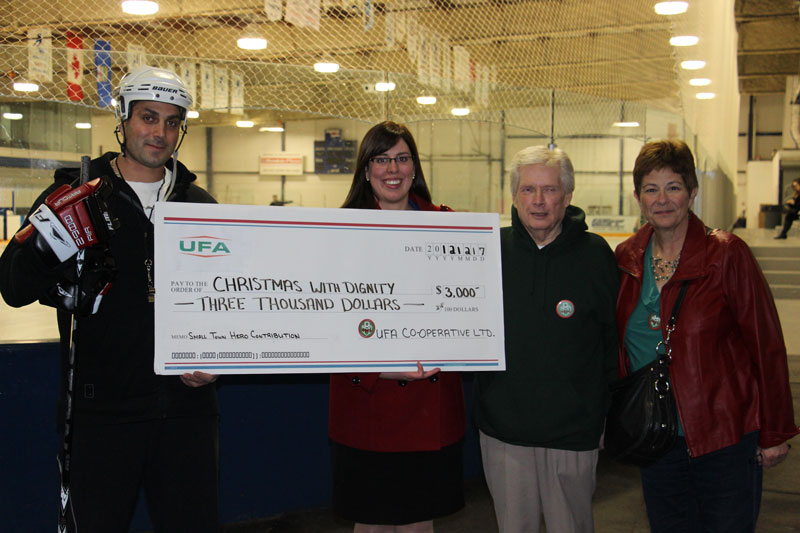 Halat UFA cheque presentation