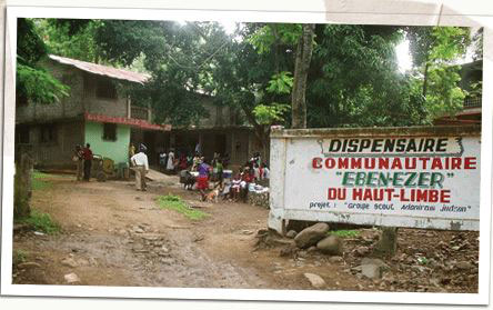 A community dispensary in Haiti