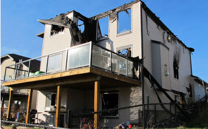 Chestermere House Fire
