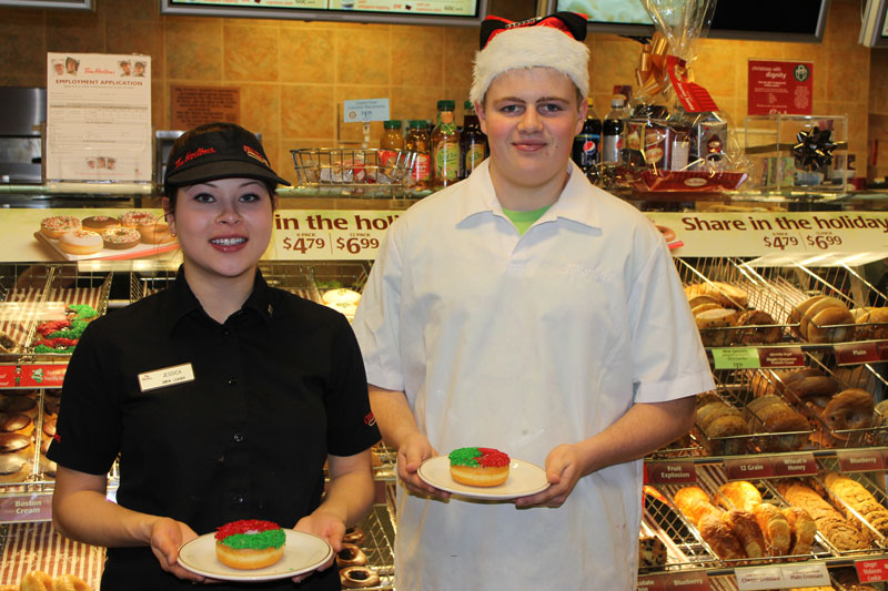 Tim Hortons Christmas donut