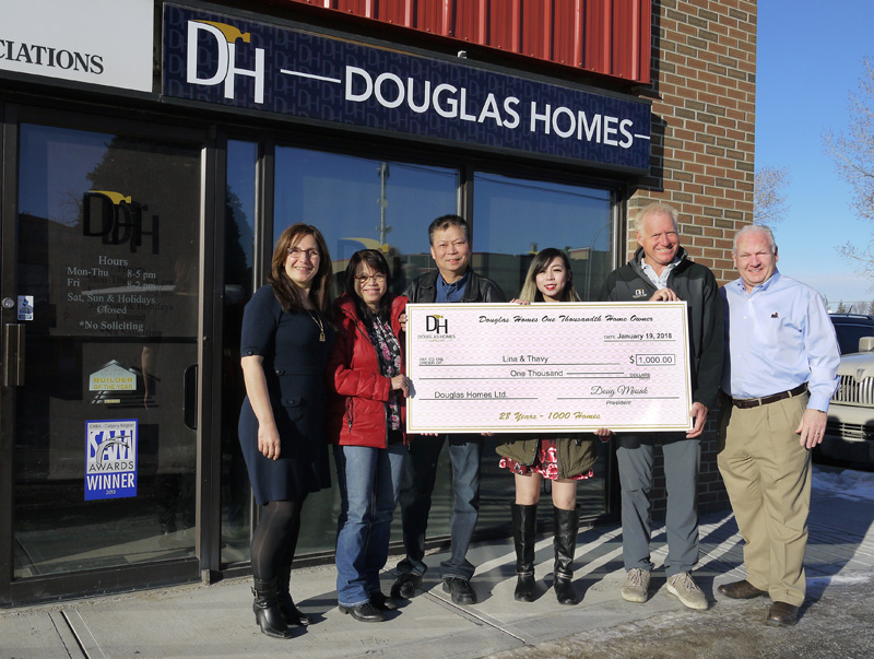 local home builder 1000 Upgrade Winner for 1000 home Jan 19th 2018