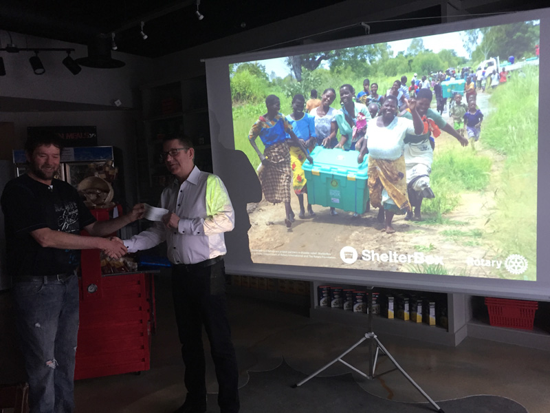 Rotary - Kent Fraser Shelter Box Canada - March 28 2018