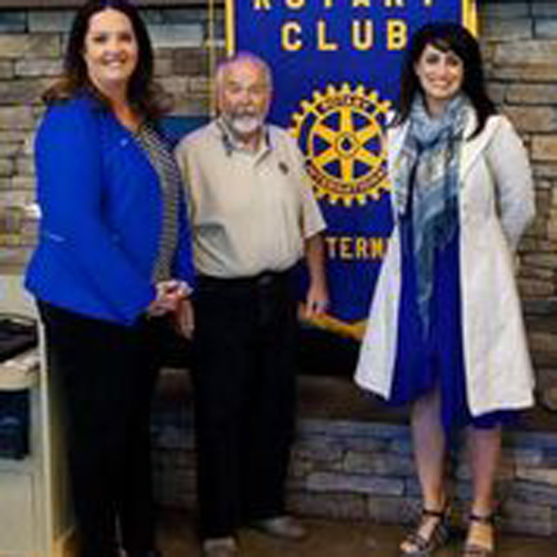 Rotary - MP Martin Shields MLA Leela Aheer & City Councillor Michelle Young - June 2018