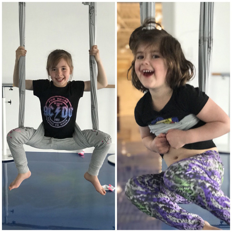 kids doing yoga