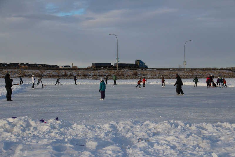 Three new outdoor rinks