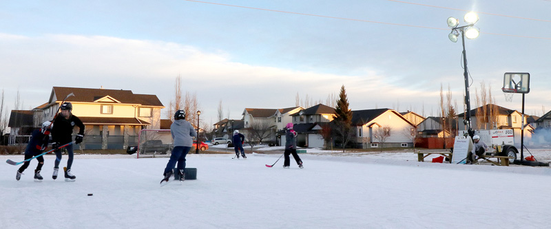 Rink bringing sense of community to neighbourhood pic 1