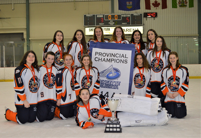 Blaze remained undefeated during the Western Canadian Ringette Championship pic 2