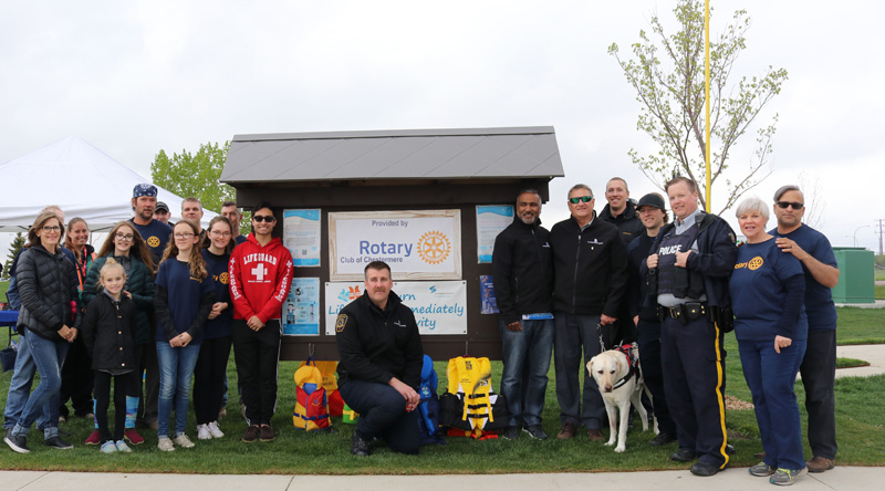 Life Jacket loaner station open for summer pic 1