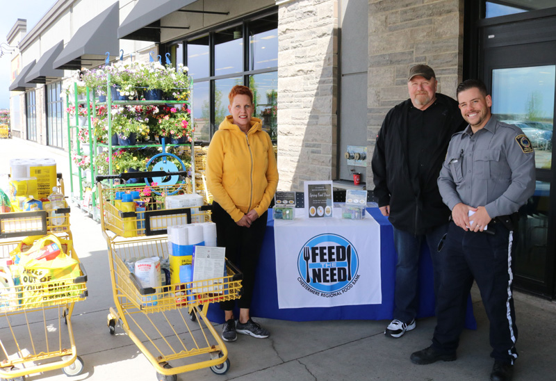 Chestermere Food Bank food drive pic 1