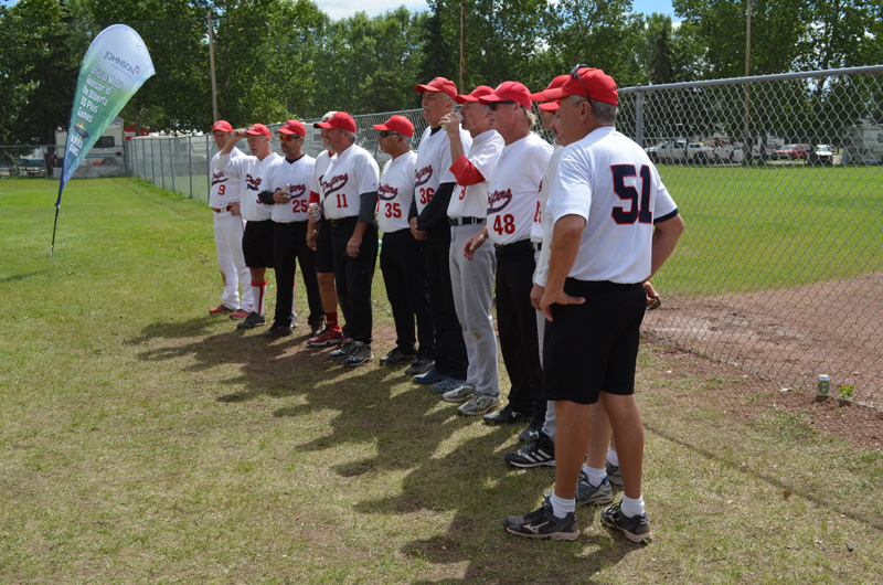 Local athlete’s slo-pitch team bruce pennock pic 1