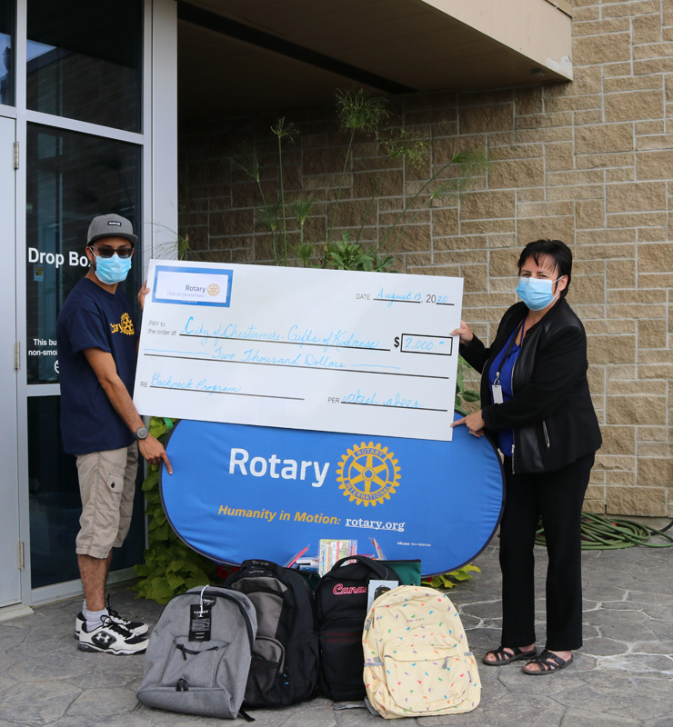 Rotary Club of Chestermere makes significant donation to Backpack Program pic 1
