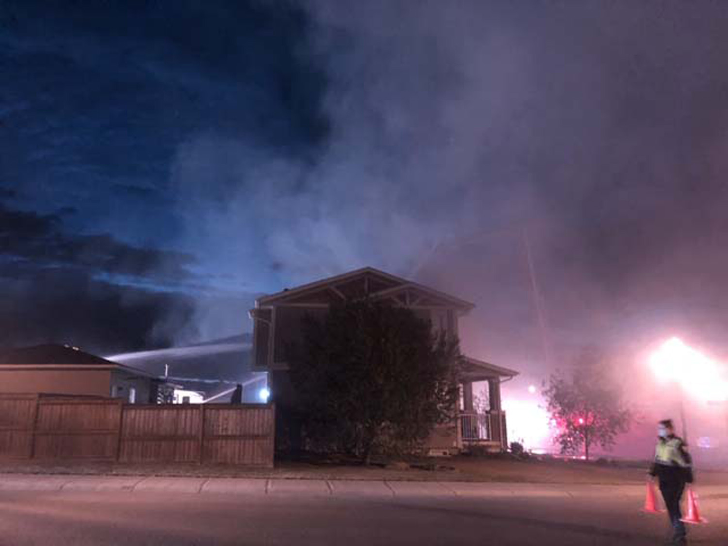Chestermere Fire Services respond to residential fire in Rainbow Falls pic 2