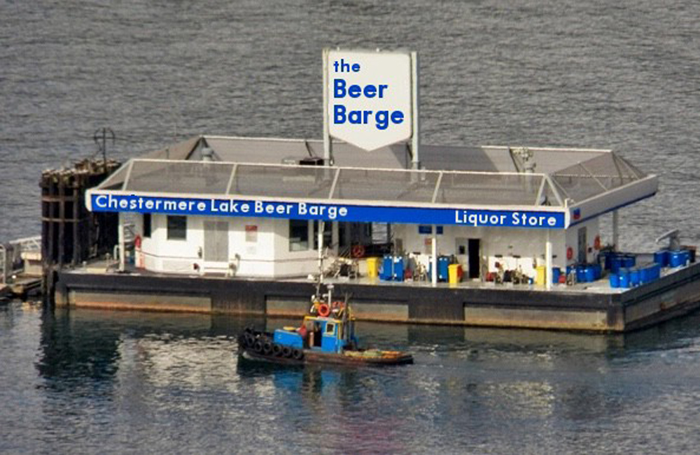 chester mirror beer barge