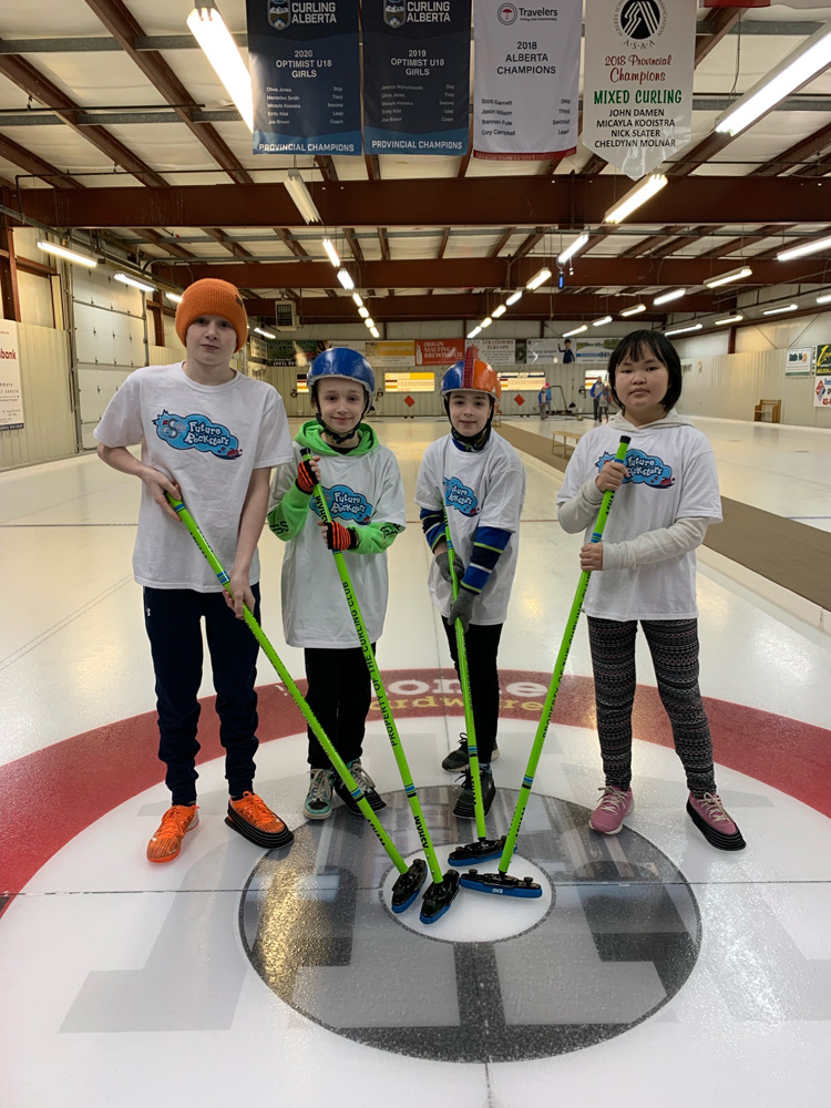 Junior curlers show off their skills during Sunday Funspiel pic 2