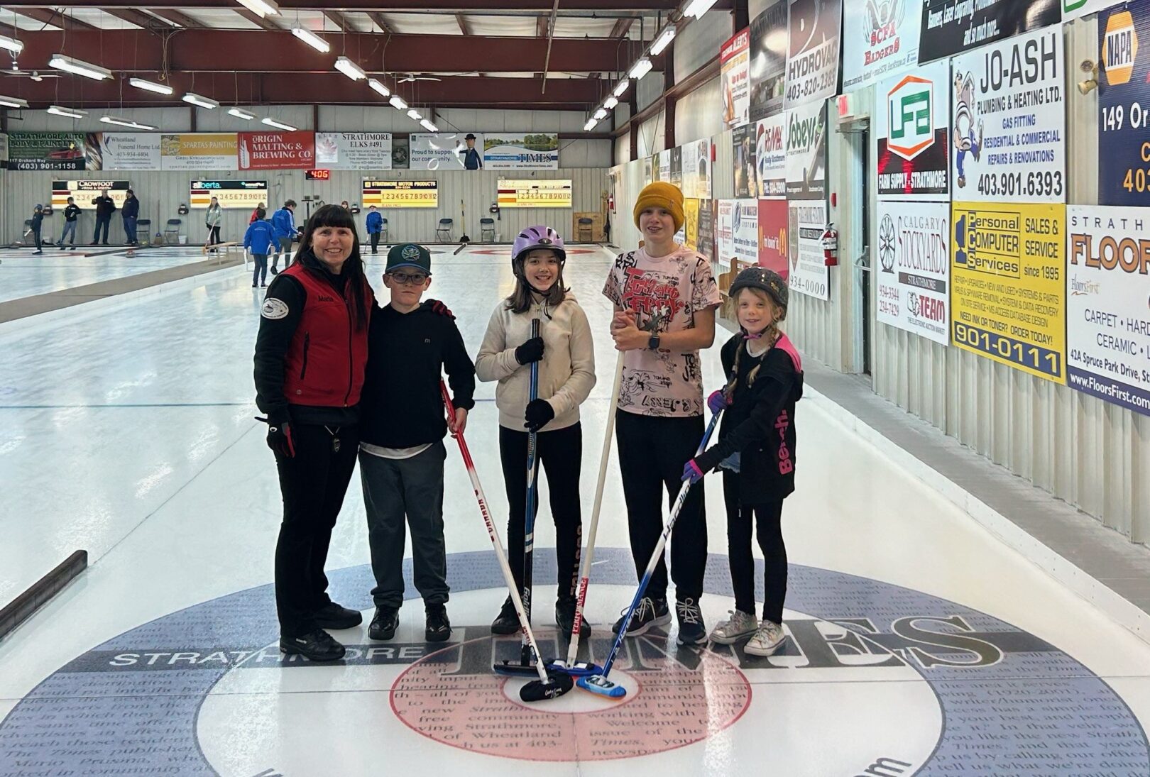 Junior curlers showcase skills at Funspiel pic 3