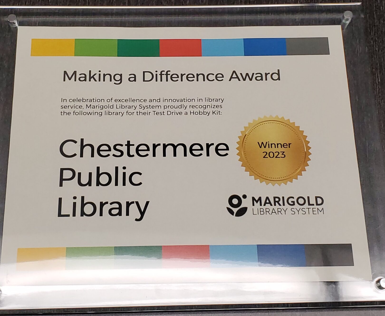 Chestermere Public Library recognized for innovative program pic 2