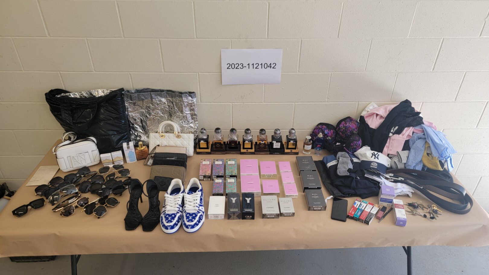 Recovered stolen items